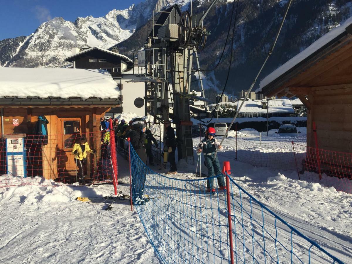 Front Ski Slope Chamonix Apartment Eksteriør billede