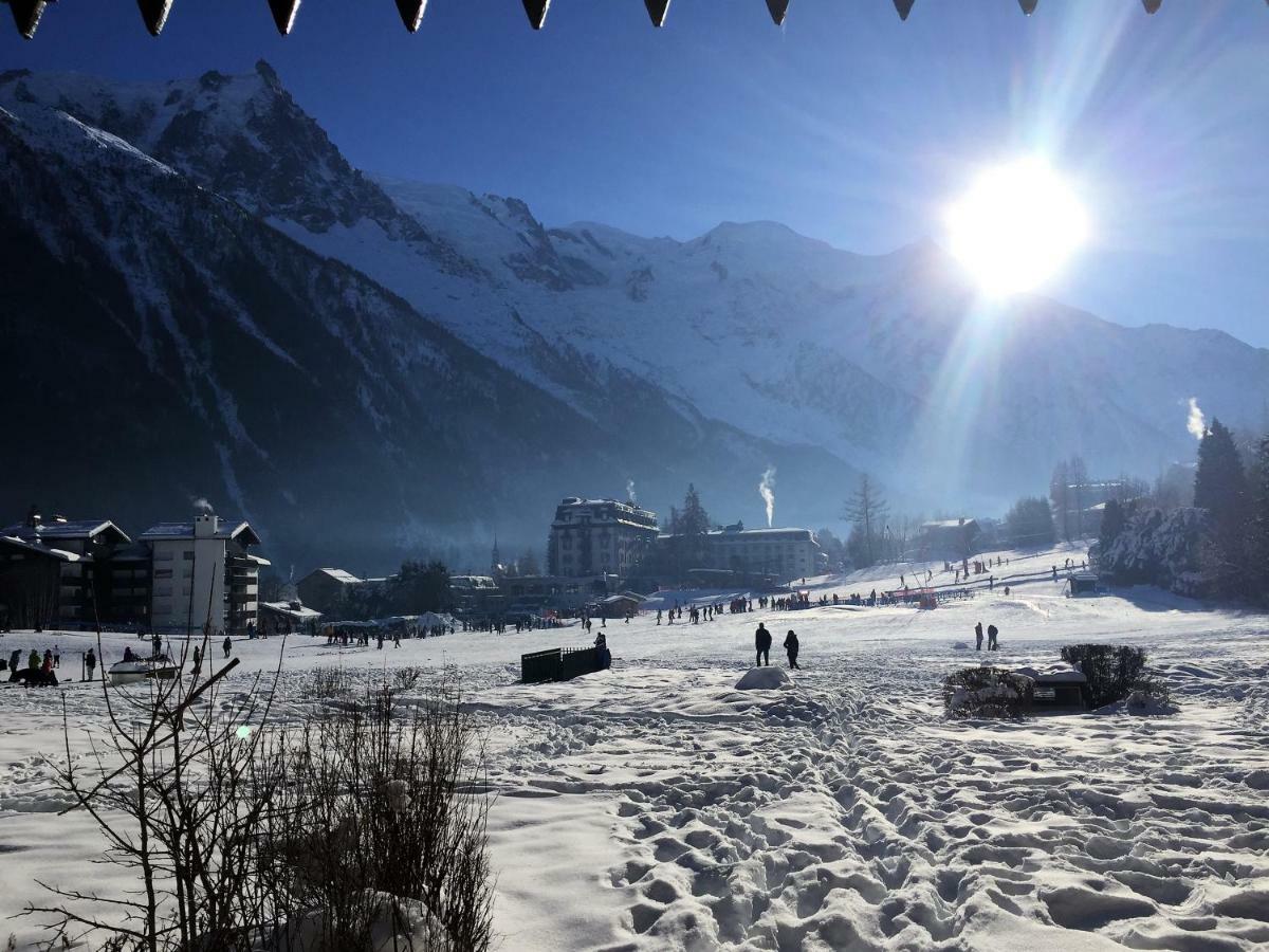 Front Ski Slope Chamonix Apartment Eksteriør billede