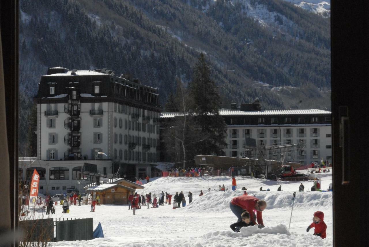 Front Ski Slope Chamonix Apartment Eksteriør billede