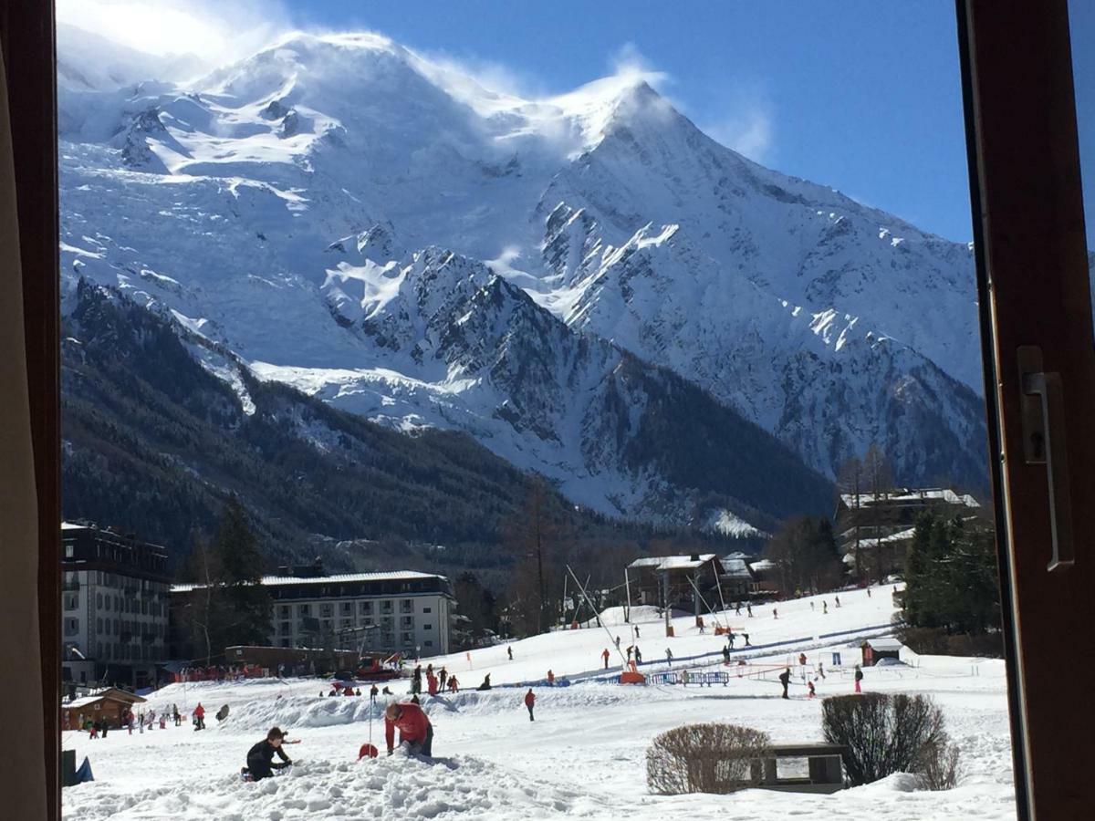 Front Ski Slope Chamonix Apartment Eksteriør billede